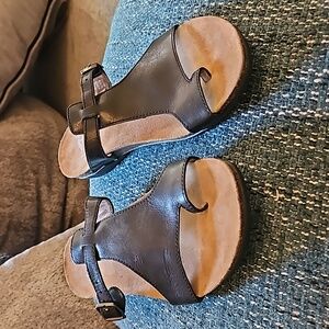 Dansko sandals, black, size 39